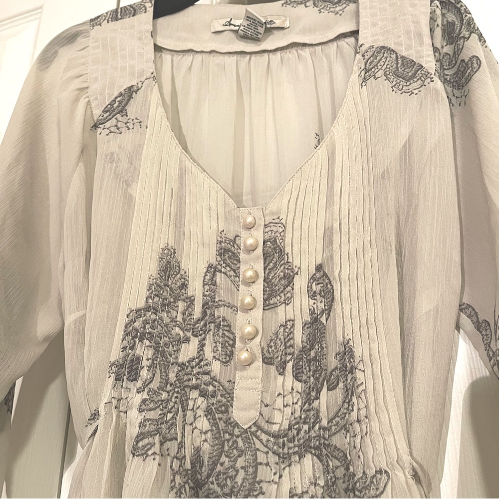 American Rag tunic blouse - Picture 2 of 4